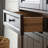 American-Style Vintage Mahogany Bookcase With Glass Doors And Three Shelves