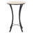 Saxony Travertine Side Table
