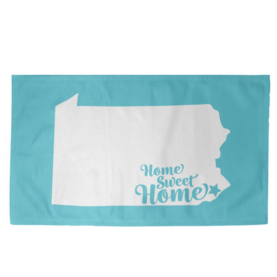 Tapis bleu Home Sweet Philadelphia