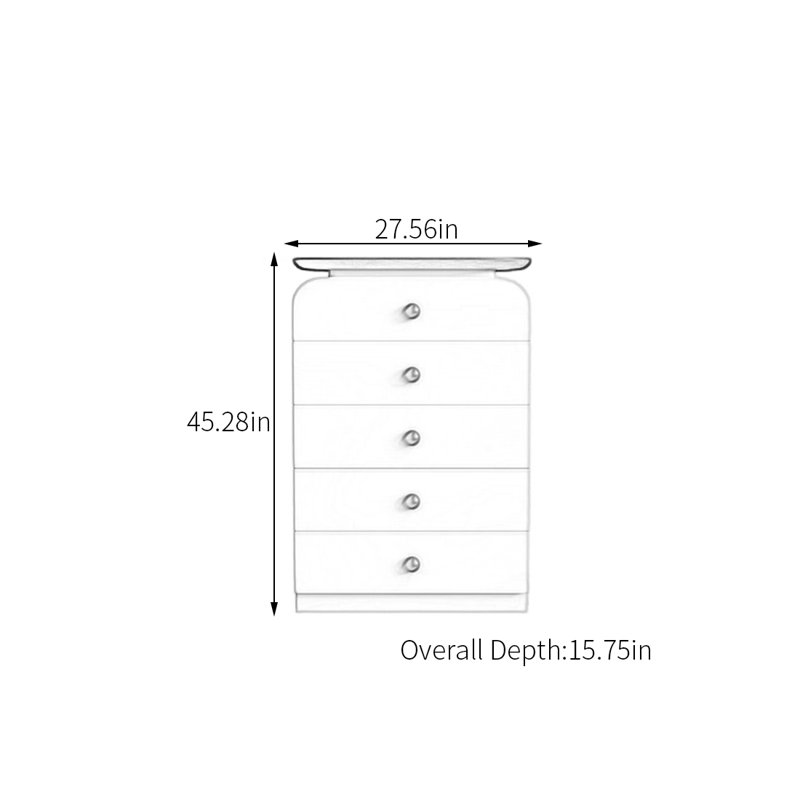 Commode de rangement moderne à simple tiroir, Brun noisette / kaki clair