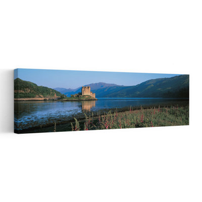 Eilean Donan Castle & Loch Duich, Écosse, paisible, paisible, architecture abstraite, paysage, art mural