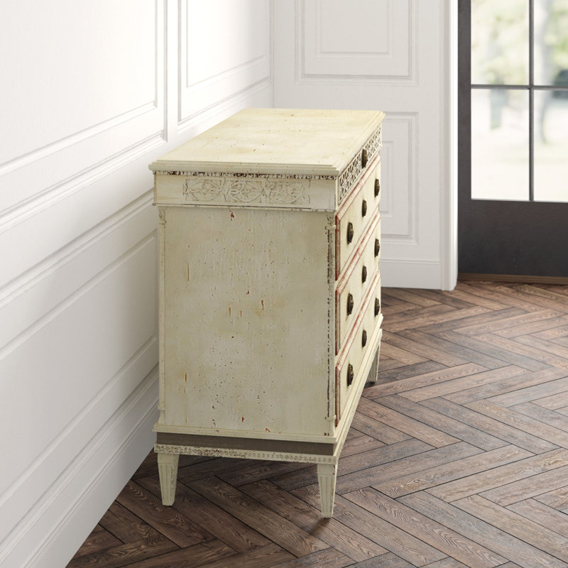 Gustavian 4 - Drawer Dresser