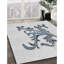 Tapis gris/noir/bleu à motifs-1963012998