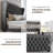 Platform Bed Frame With Wingback Headboard-807153012-807153010