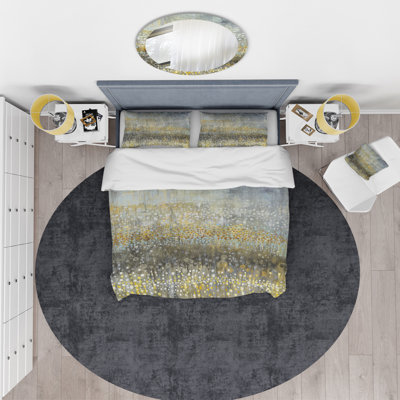 Rain Abstract IV Duvet Cover Set