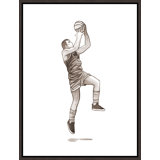 Off The Dribble V Print by David Erickson