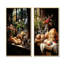 Ensemble de 2 décorations murales petit-déjeuner élégantes et savoureuses déjeuner-360767795-360767804