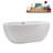 62.2'' x 28.7'' Soaking Acrylic Bathtub-95288343