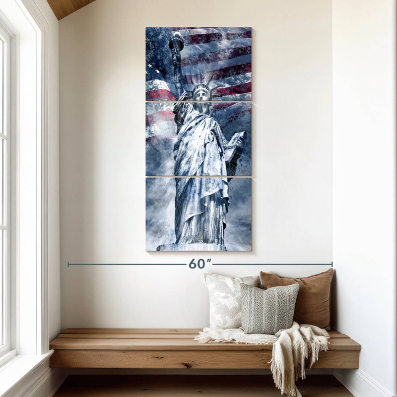 Statue de la liberté moderne, H 52 po x l 24 po