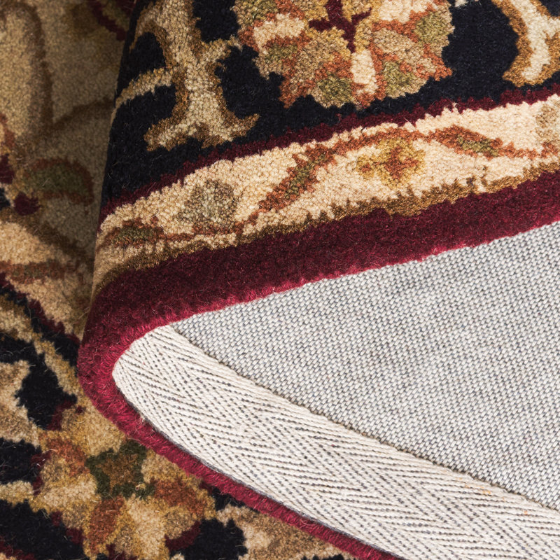 Balthrop Hand Tufted Wool Oriental Rug, Oval 4'6" x 6'6" 