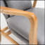 Fauteuil capitonné polyvalent avec quatre pieds stables pour diverses utilisations