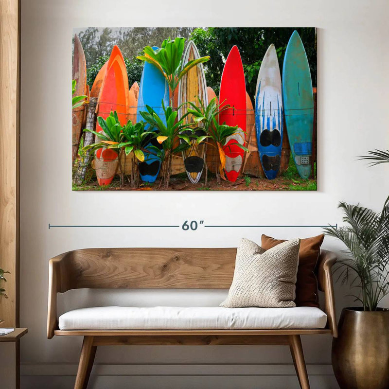 Clôture de planche de surf Senne, H 34 po x l 51 po