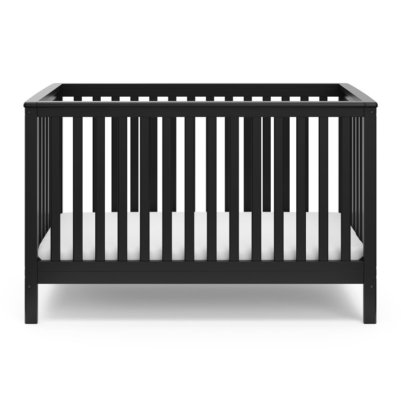 Lit de bébé convertible 4 en 1 Hillcrest, Noir