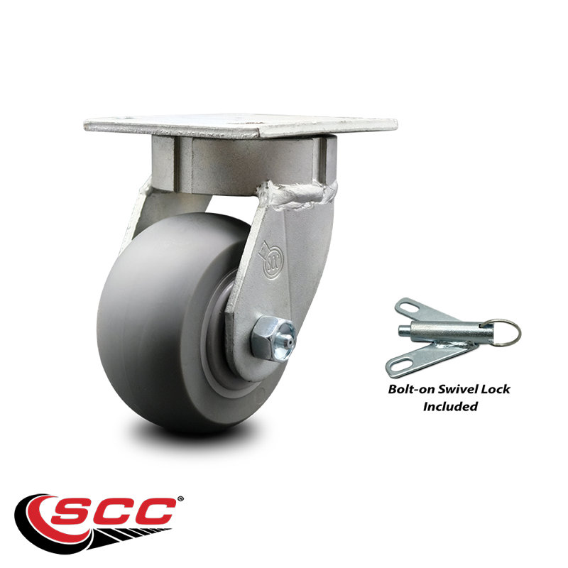 Swivel Caster with Swivel Lock
