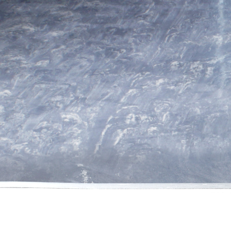 Carreaux de plancher de garage 19,69" x 19,69" lisses en bleu acier