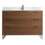 Meuble-lavabo simple autoportant 48 po avec plateau en pierre Gerwyn-462137828-462137371