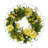 Harin 25" Spring Wreath with Lemons and Peonies