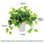Avec pot en plastique plante artificielle en pot pour le bureau à domicile