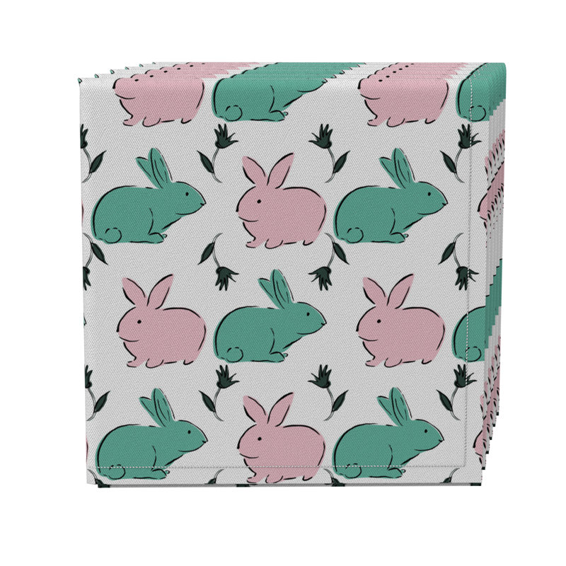 Cotton Twill Animals/Nature Square Napkin