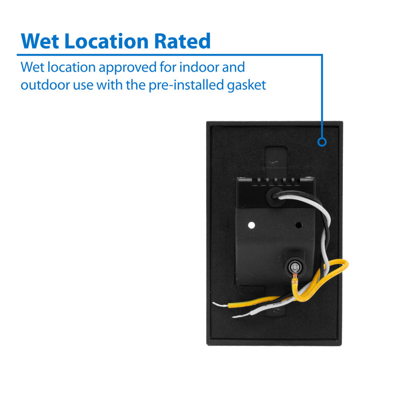 Matte Black Aluminum LED Pathway Step Light