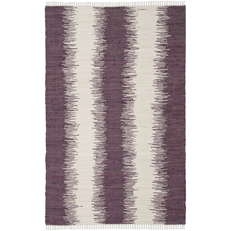 Cayman Hand Woven Cotton Striped Rug