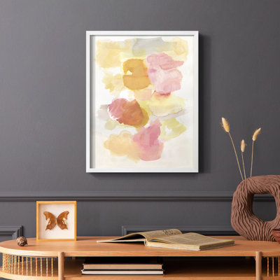 Warm Petals II, reproduction encadrée - bois massif