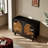 Art pattern solid wood accent cabinet-103235679