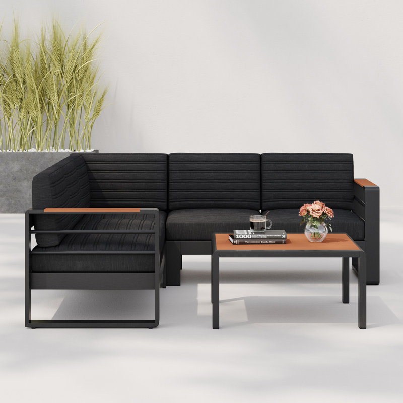 Canapé modulaire en forme de V Giovanna - siège moderne et élégant pour le salon ou le salon