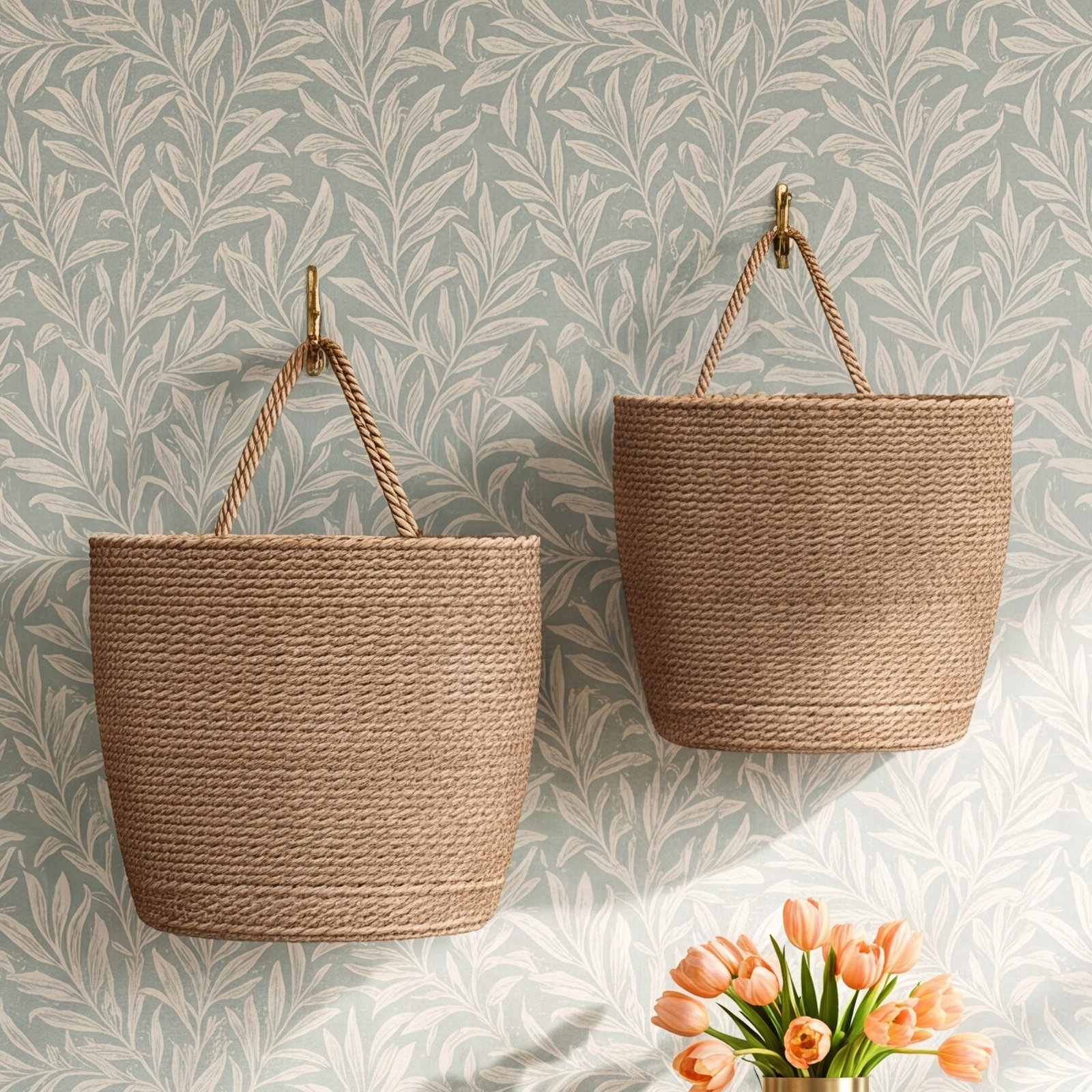 Ralphie 2-Piece Wall Basket Set