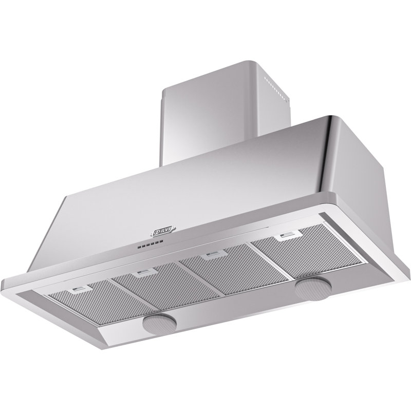 Hotte murale ILVE Majestic II Series 48 pouces avec 600 PCM, Acier Inoxydable