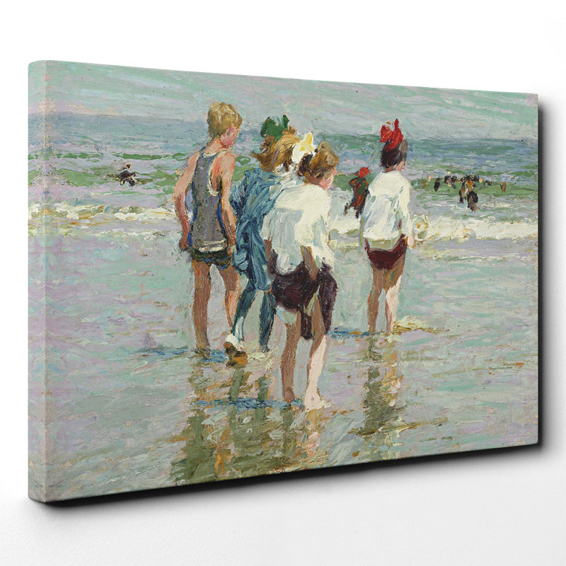 Edward Henry Potthast - Wrapped Canvas, 70cm H x 100cm W