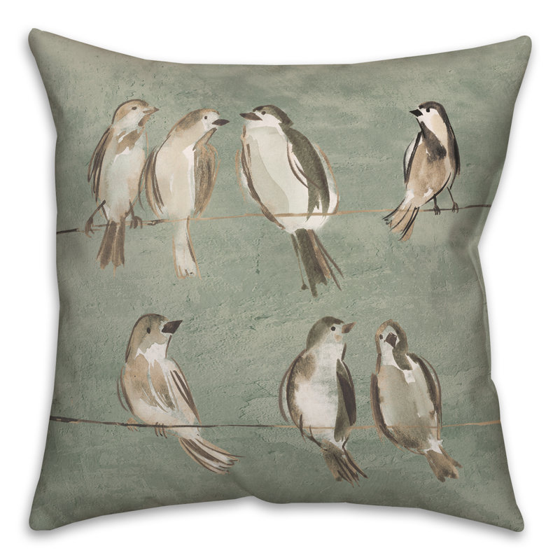 Coussin intérieur / extérieur Birds On A Wire