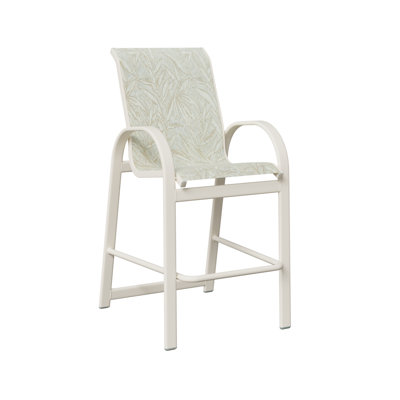 Berlin Gardens Murphy Aluminum Bar Chair With Sling Fabric