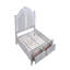 Contemporary Style Upholstered LED headboard Bedroom Set-1035010901
