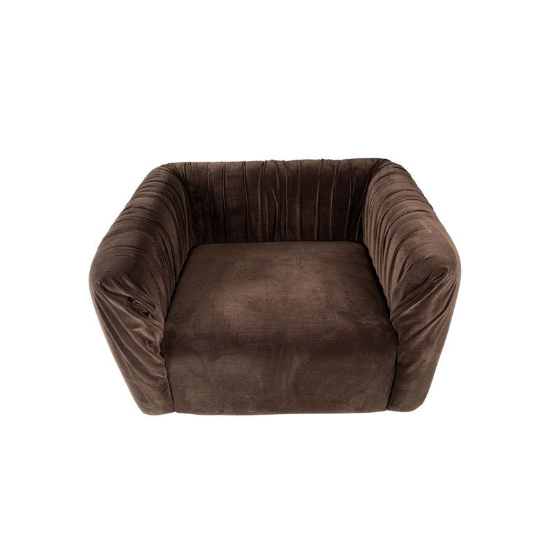 Bina Velvet Swivel Wingback Chair