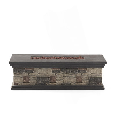 RECTANGLE MGO FIRE PIT - 50 000 BTU