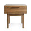 Shale 1 - Drawer Solid Wood Nightstand-13668264
