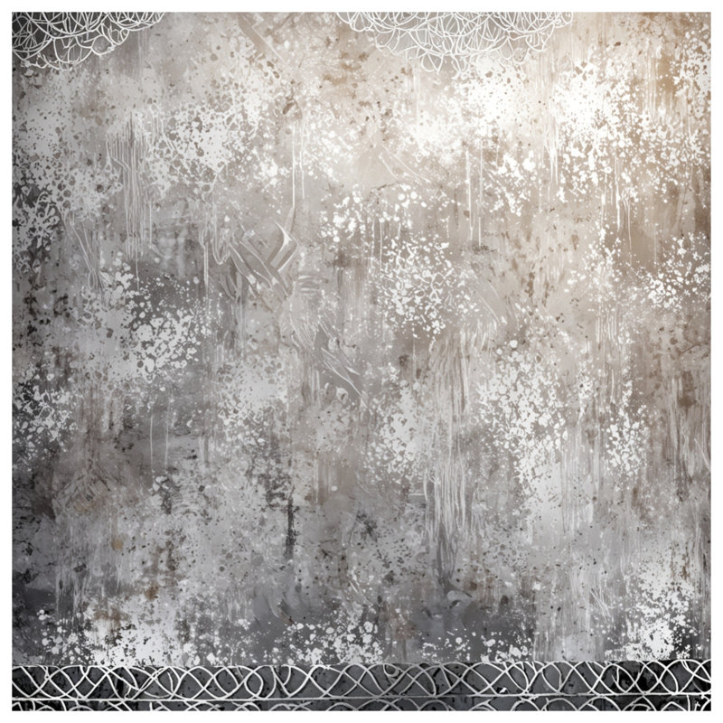 Silver Abstract Texture Quilted Bedspread All Sizes, Queen