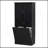 Bathroom Storage Cabinet With Two Laundry Baskets, Storage Cabinet With Doors And Drawer For Home, Black-1064655472