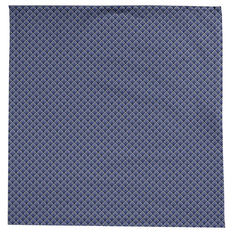 Nappe géométrique Avicia, Bleu foncé