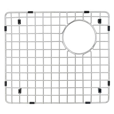 Karran 15-1/2 In. X 14 In. Stainless Steel Bottom Grid Fits Large Bowl on Qt-721 and Qu-721