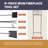 Winston Porter 5PC Fireplace Tools Set, Black