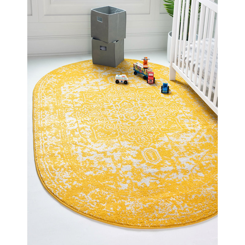 Reine Oriental Indoor Rug, Oval 7'10" x 10'