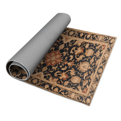 Tapis d'intérieur et d'extérieur brun français