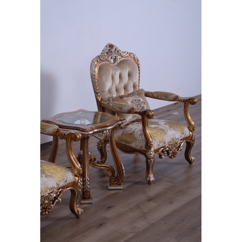Saint Germain Glass End Table