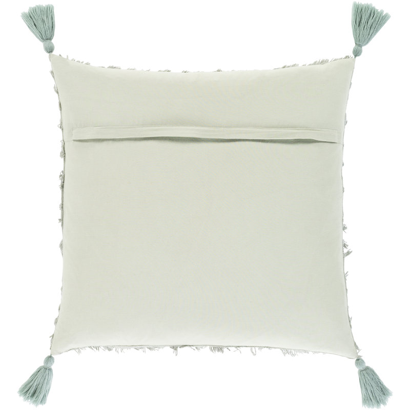 Sereno Accent Throw Pillow Cover, Ivory, 22" x 22", Pillow Cover Only - No Insert