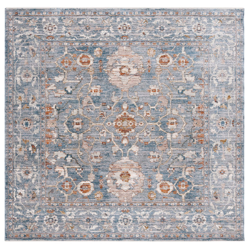 Henrich 700 Performance Oriental Rug, Square 6'3"