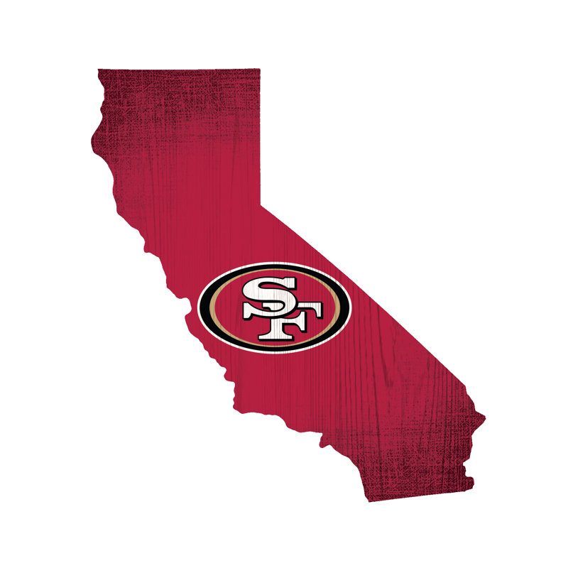 « heritage », impression sur bois NFL, San Francisco 49ers