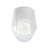 55-Inch Oval Acrylic Freestanding Bathtub With Center Pop-Up Drain And Glossy White Finish, For A Comfortable Bathroom Spa, Heat Retention Easy Maintenance 55" Spa Home Renovation, Ergonomic Design