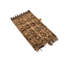 Wool Geometric Area Rug in Beige